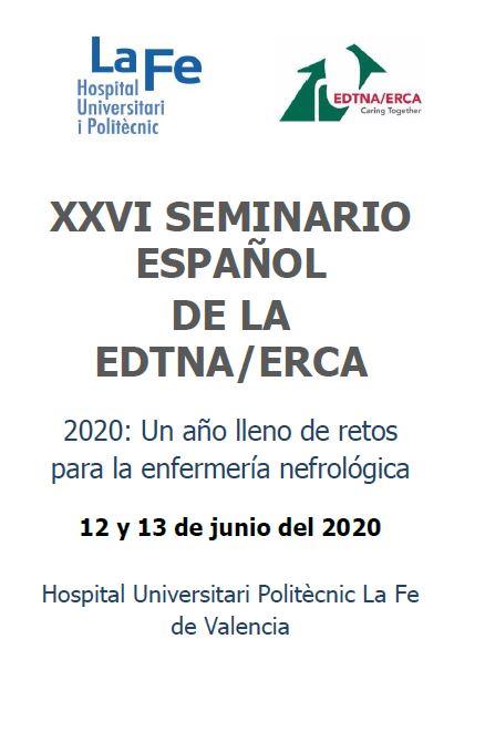 Seminario Español de la EDTNA/ERCA  2020