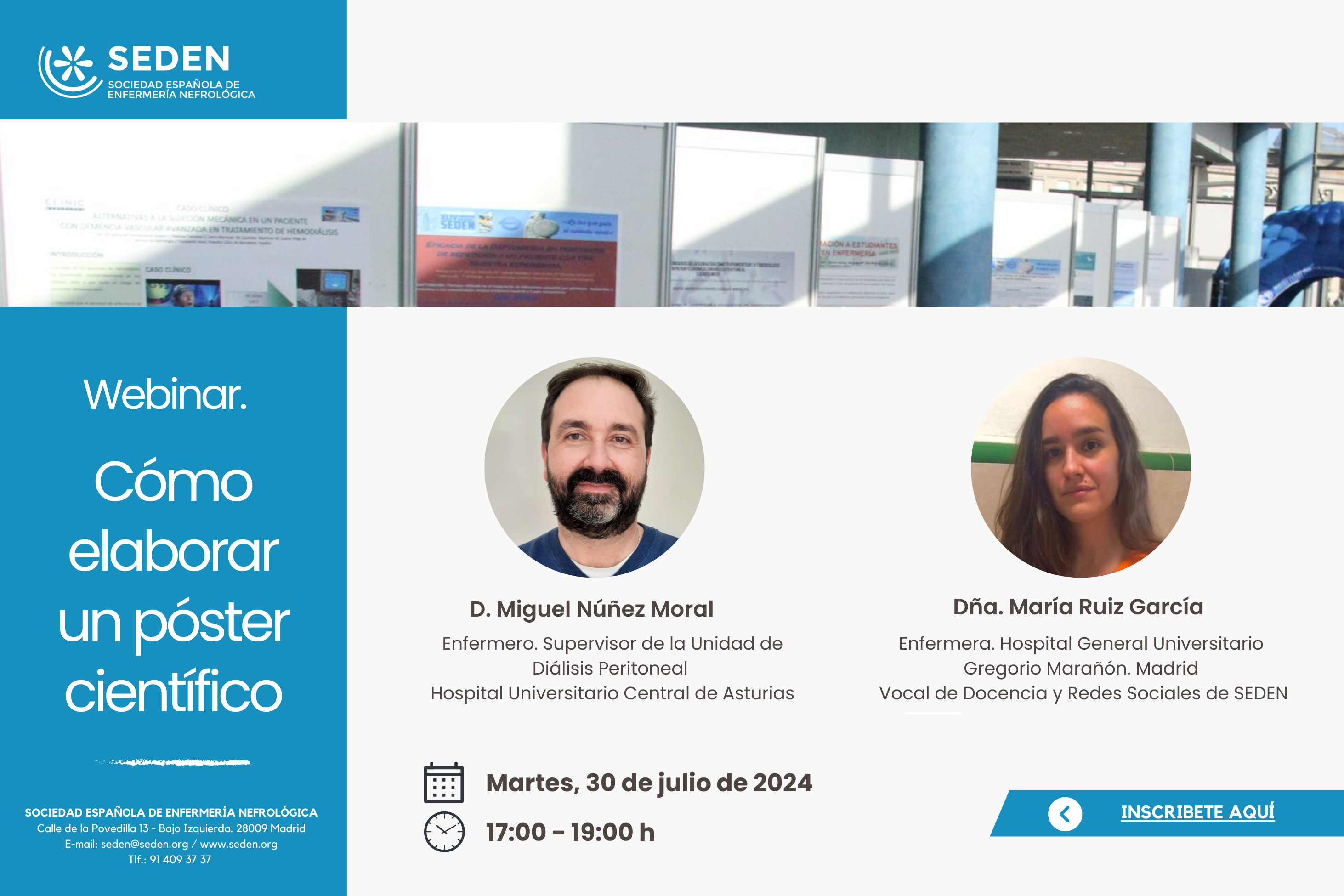 Webinar “Cómo elaborar un póster científico”