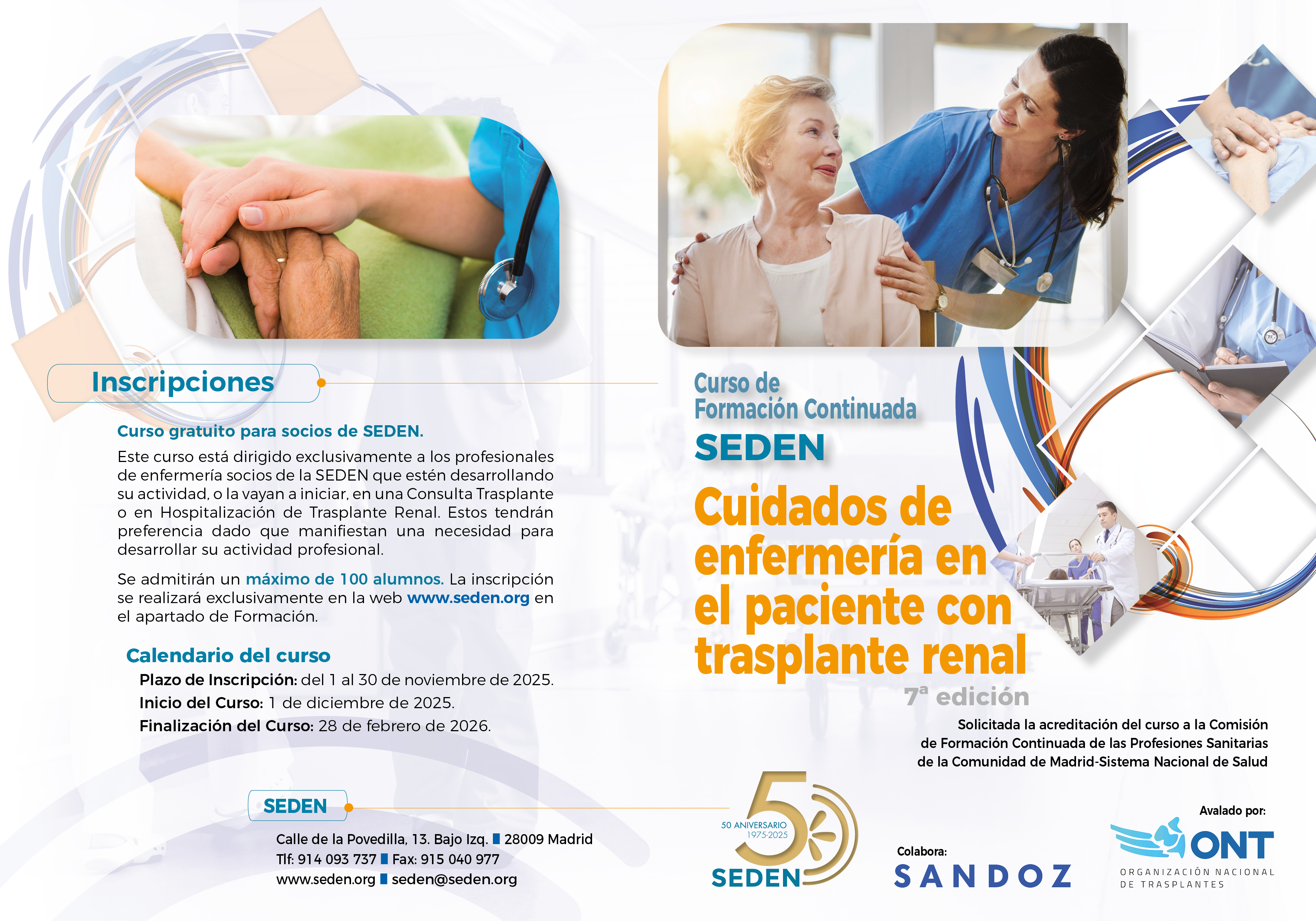 CUIDADOS DE ENFERMERÍA EN EL PACIENTE CON TRASPLANTE RENAL. 7ª Edición