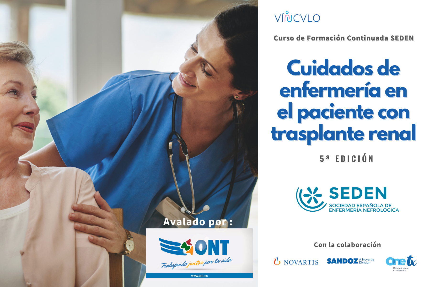 Curso "CUIDADOS DE ENFERMERÍA EN EL PACIENTE CON TRASPLANTE RENAL. 5ª Edición"
