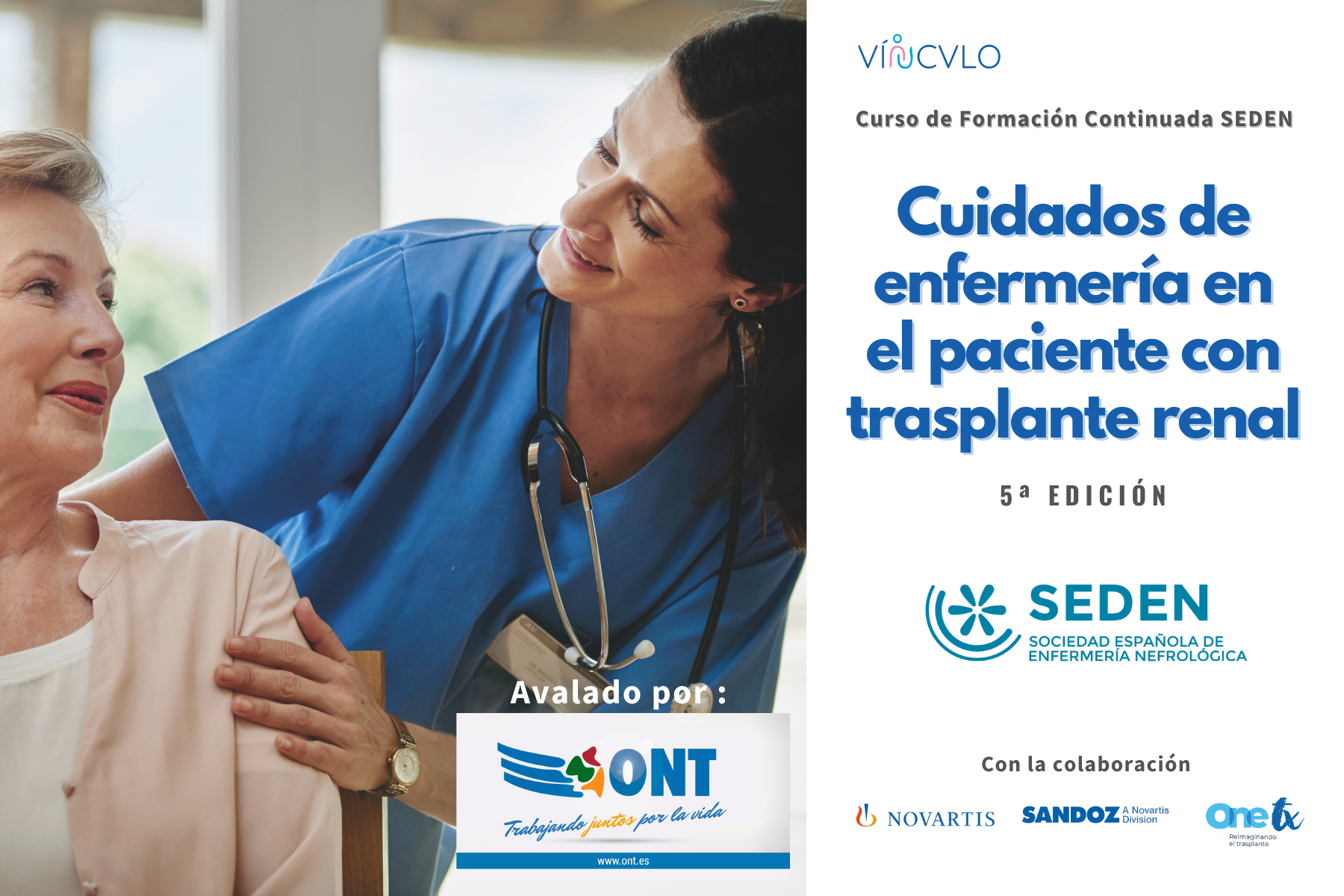 Curso "CUIDADOS DE ENFERMERÍA EN EL PACIENTE  CON TRASPLANTE RENAL. 5ª Edición"