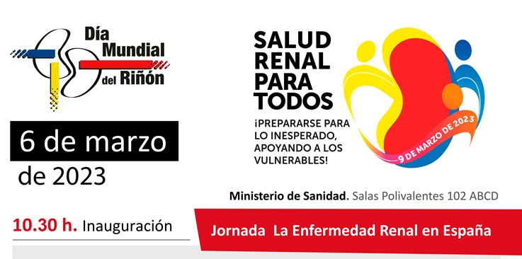 Jornada LA ENFERMEDAD RENAL EN ESPAÑA | Día Mundial del Riñón 2023