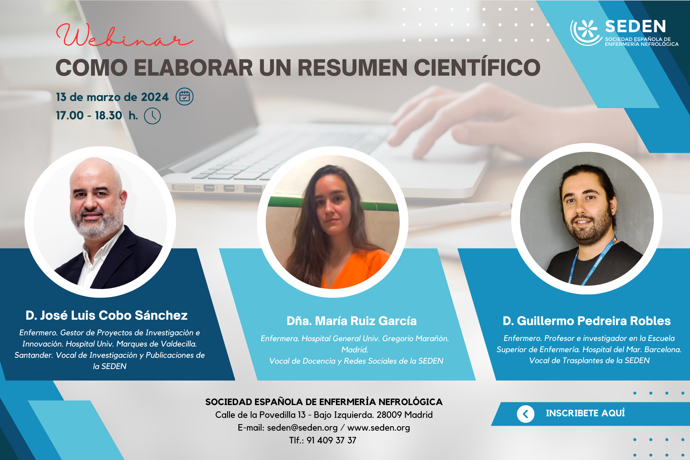 Webinar COMO ELABORAR UN RESUMEN CIENTÍFICO