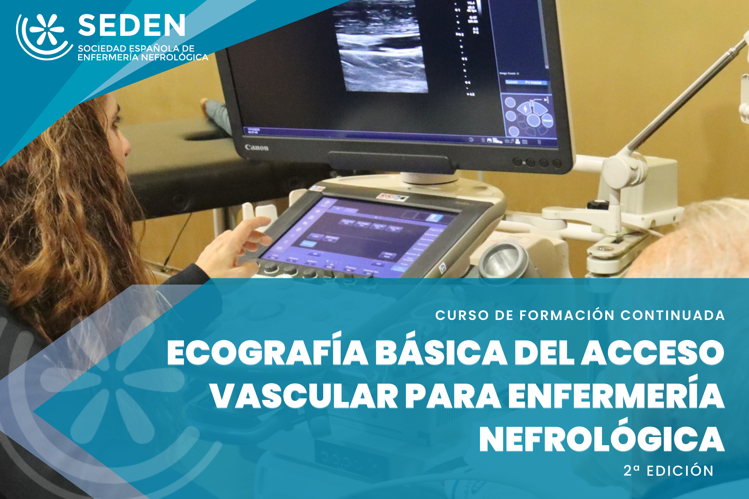 Curso "ECOGRAFÍA BÁSICA DEL ACCESO VASCULAR PARA ENFERMERÍA NEFROLÓGICA. 2ª ED."