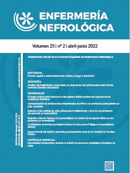 Revista Enfermería Nefrológica nº 25, Volumen 2