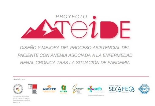 Proyecto TEIDE. Diseño y mejora del proceso asistencial del paciente con Anemia asociada a la Enfermedad Renal Crónica tras la situación de pandemia